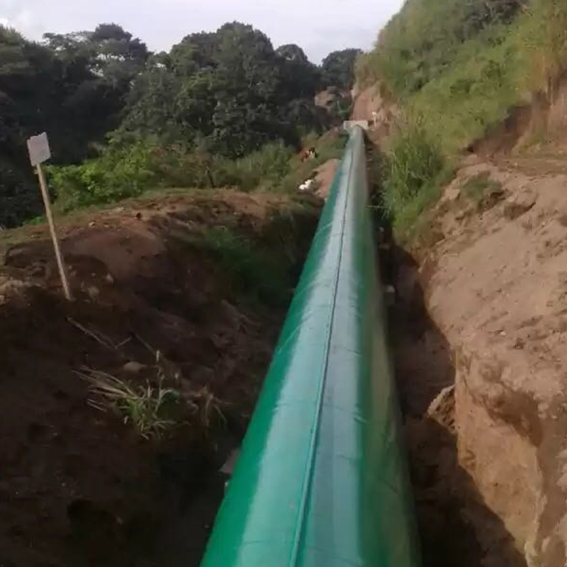 OD900 WT6 steel pipe with steel support protector (3)